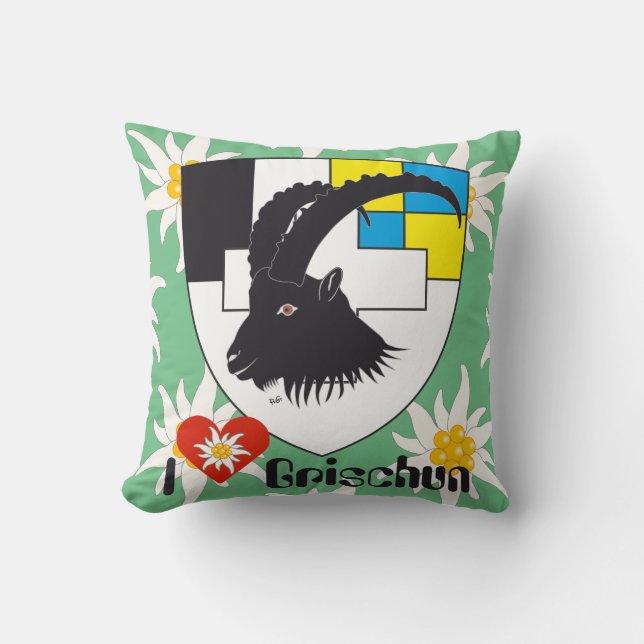 Grischun Svizra almohada (Anverso)