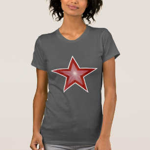 Grises de camiseta de las mujeres blancas de Estre