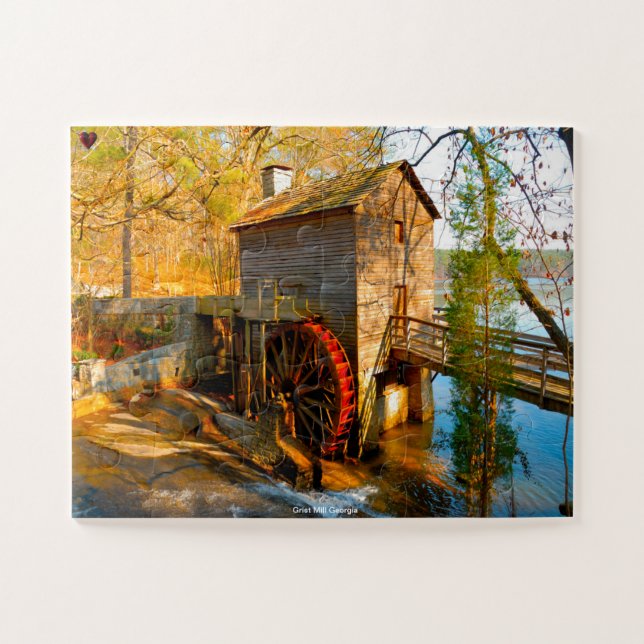 Grist Mill Georgia. Rompecabezas (Horizontal)