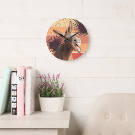 Gritando el reloj de la pared del burro
