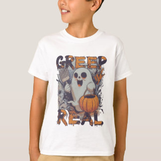 Gritar el fantasma: camiseta de truco o truco
