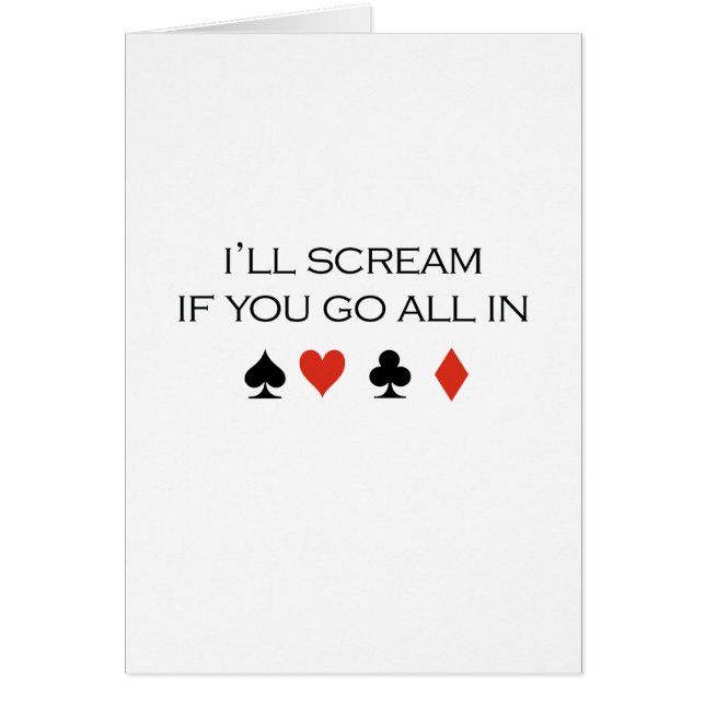 Gritaré si usted va todos en camiseta (Frente)