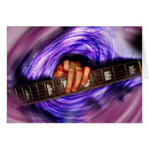 Grito de guitarra morado vórtex