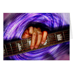 Grito de guitarra morado vórtex