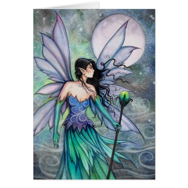 Grito de la acuarela eólica Fantasía Arte de hadas (Frente)