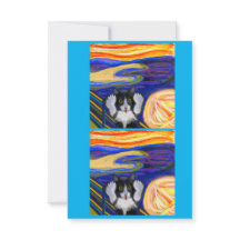 Grito de Sheba, tarjeta de arte de parodia