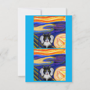 Grito de Sheba, tarjeta de arte parodia