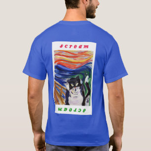 Grito gitano con camiseta de texto con grito