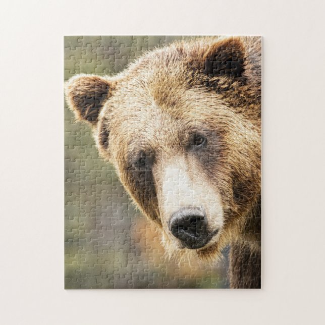 GRIZZLY BEAR JIGSAW PUZZLE (Vertical)