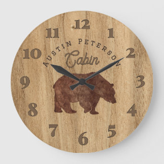 Grizzly Bear Lodge Gran Reloj