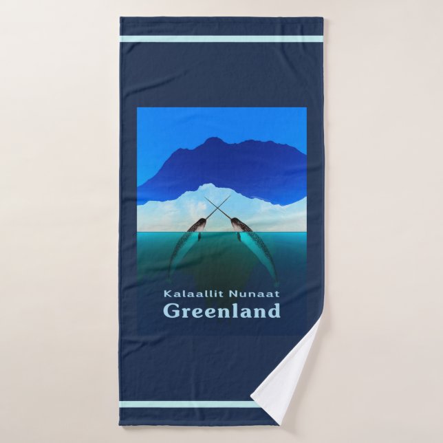Groenlandia - Narwhal (Toalla de baño)
