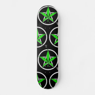 Groenleaf Pentagram Skateboard Negro