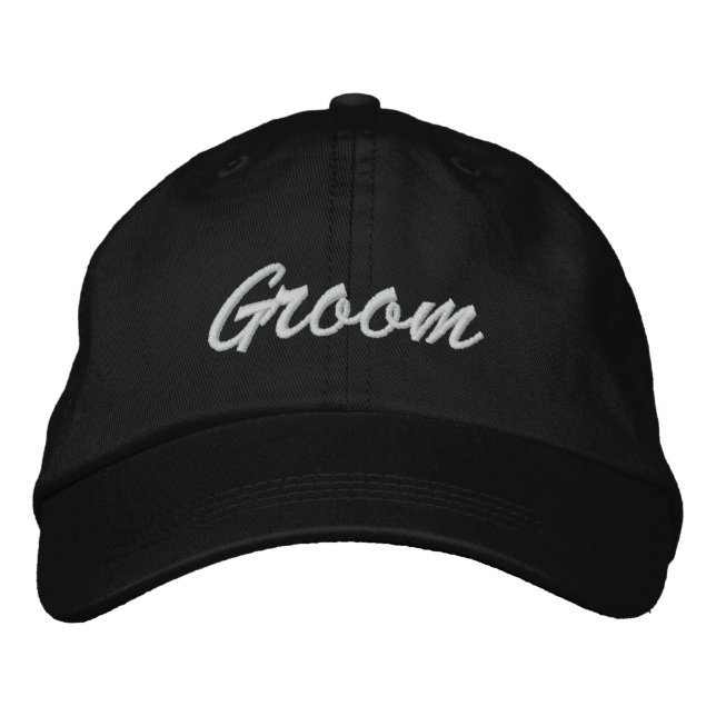 Groom Embroidered Gorra (Anverso)