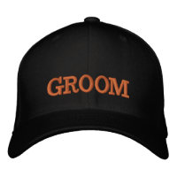 GROOM gorra de béisbol bordada oro / negro