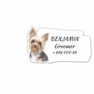 Groomer Pegatina Perro Grooming Pegatina Mascota G