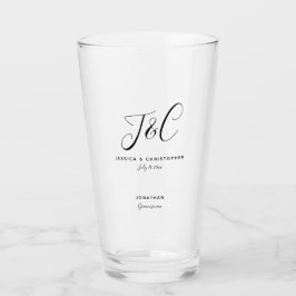 Groomsman Gift Monogram Initials Wedding Minimal