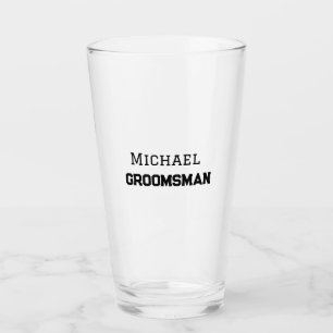 Groomsman simple mínimo añadir nombre masculino mo