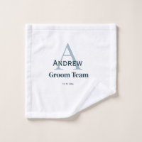 groomsmen de equipo simple y personalizado en mono