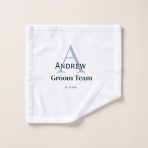 groomsmen de equipo simple y personalizado en mono