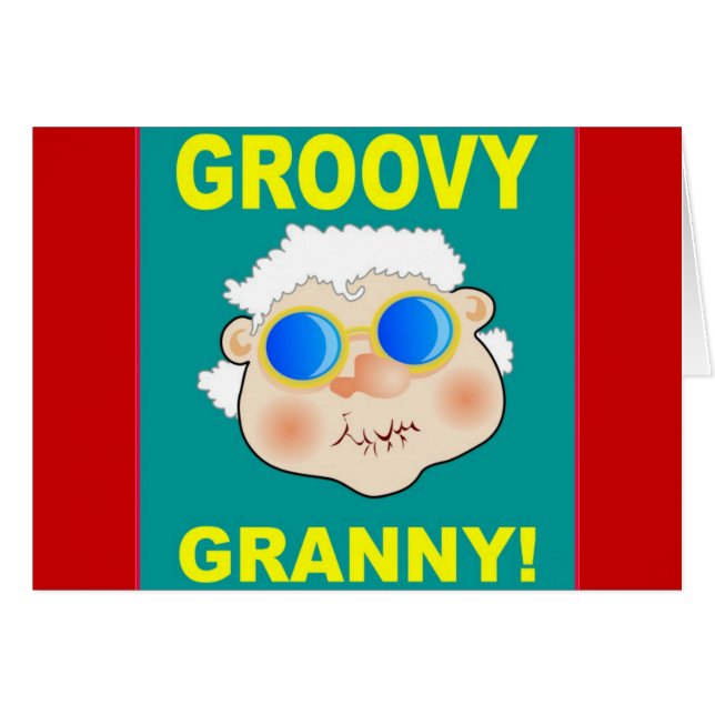 Groovey Granny Personalizado (Anverso (Horizontal))