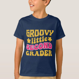 Groovy 2º Grader De Vuelta A La Camiseta Escolar