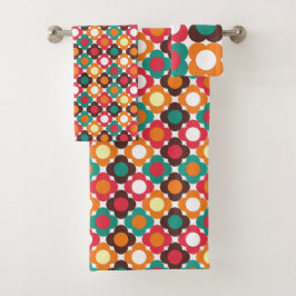 Groovy 70s Retro Flower Pattern | Bold Boho Floral