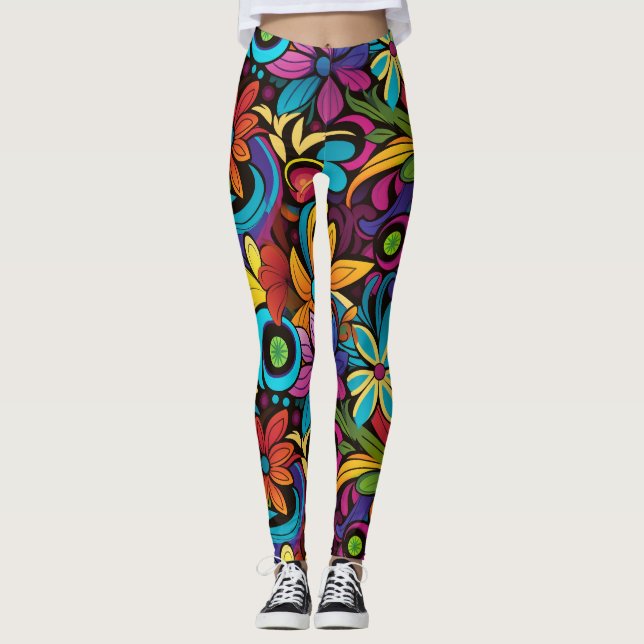 Groovy Art Leggings (Anverso)