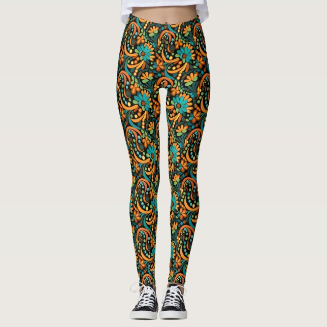 Groovy Art Leggings (Anverso)
