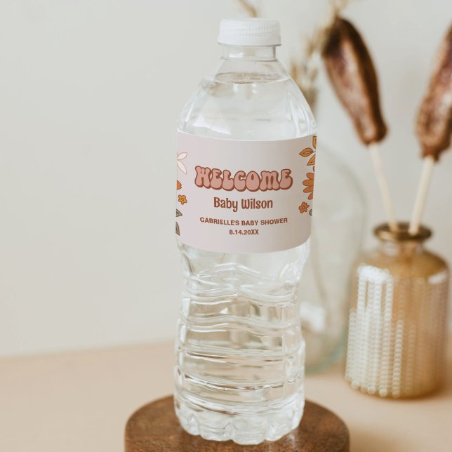 Groovy Baby Water Botella Pegatina (Subido por el creador)