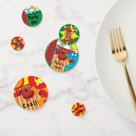 Groovy Bear Fiesta Confetti