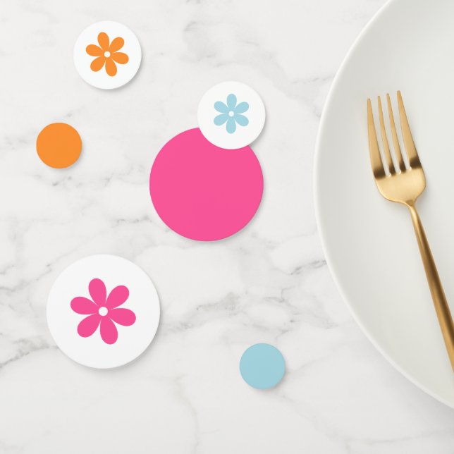 Groovy Chica Power Baby Shower Confetti (Grupo)