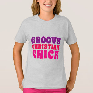 GROOVY CHRISTIAN CHICK, camisetas Chicas