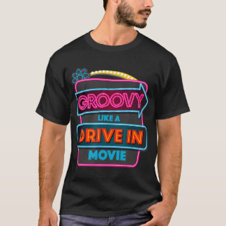 Groovy Como Un Conducto En La Camiseta De La Pelíc
