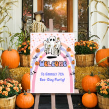 Groovy Ghost Trick o Trate Halloween Cumpleaños