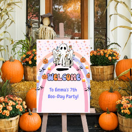Groovy Ghost Trick o Trate Halloween Cumpleaños