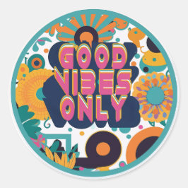 Groovy Good Vibes Pegatina