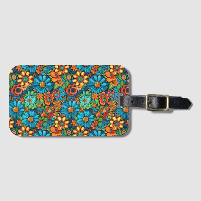 Groovy Hippie Lumaleta Etiqueta (Anverso horizontal)