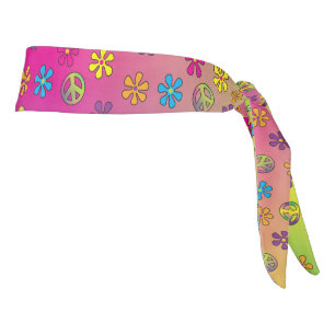 Groovy Hippie Peace and Flower Shower Dye