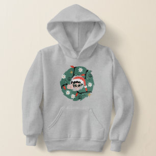 groovy navidades wreath santa alien
