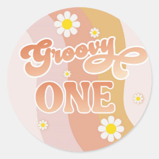 Groovy One Pegatina