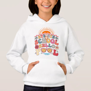 Groovy Retro Design Bye Bye School Hello Pool Guay