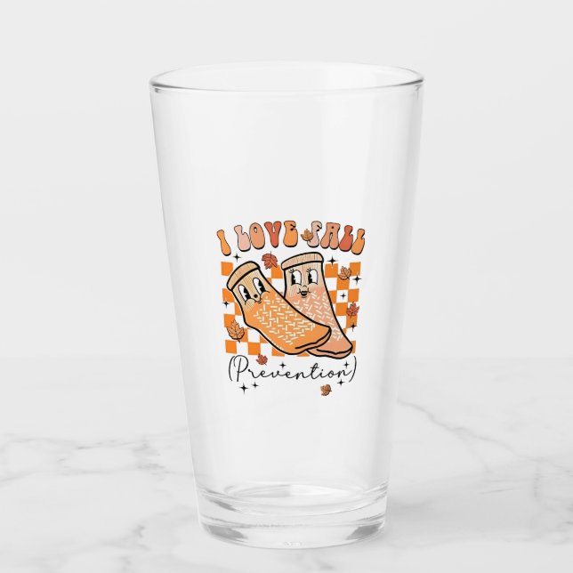 Groovy Retro I Love Fall Prevention Funny (Anverso)