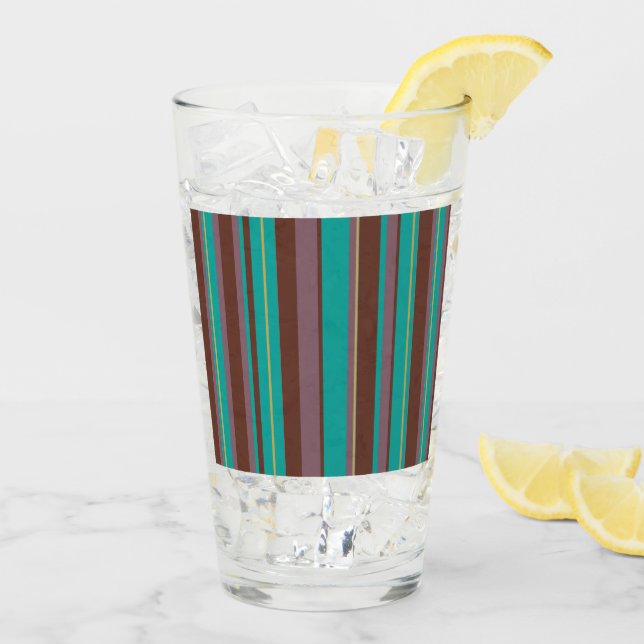 Groovy Retro Kitchen Stripes (Reverso (hielo))