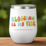 Groovy Retro Marketing es mi opinión, comunicacion<br><div class="desc">Regale este tumbler de 'Blogging Is My Vibe' al blogger en su vida.</div>