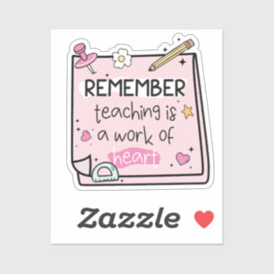 Groovy Teacher Quote Recuerda a Pegatinas