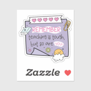 Groovy Teacher Quote Recuerda a Pegatinas