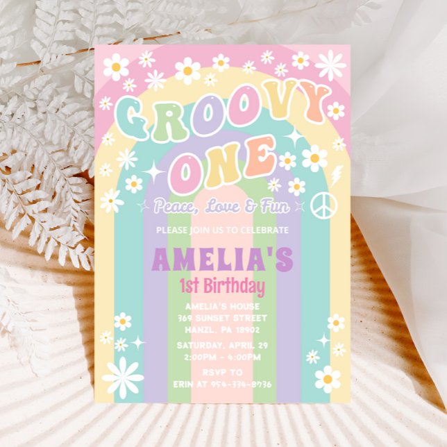 Groovy una invitación de cumpleaños (Subido por el creador)