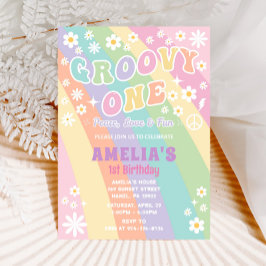 Groovy una invitación de cumpleaños