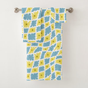 Groovy Wavy Trippy 60 Cheques de flores azul amari