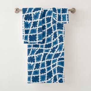 Groovy Wavy Trippy 60 Flores Cheques Blues